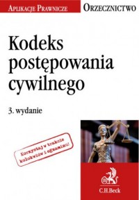 Kodeks postępowania cywilnego. - okładka książki