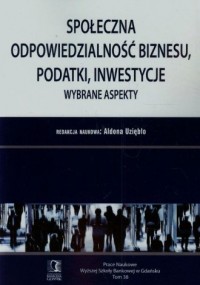 Społeczna odpowiedzialność biznesu. - okładka książki