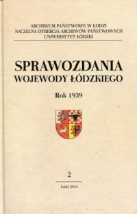 Sprawozdania wojewody łódzkiego. - okładka książki
