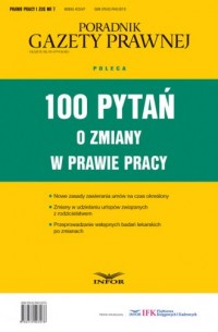 Poradnik Gazety Prawnej. 100 pytań - okładka książki