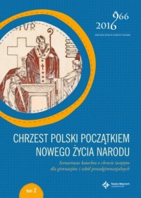 Chrzest Polski początkiem nowego - okładka książki
