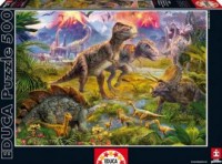 Dinozaury (puzzle 500-elem.) - zdjęcie zabawki, gry
