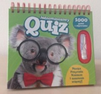 Jednominutowy Quiz. 1000 pytań - okładka książki