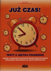 Już czas. Testy z języka polskiego - okładka podręcznika