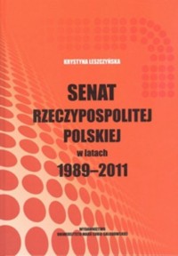 Senat Rzeczypospolitej Polskiej - okładka książki