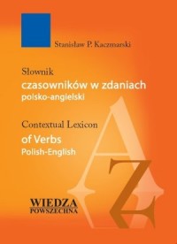 Słownik czasowników w zdaniach - okładka książki