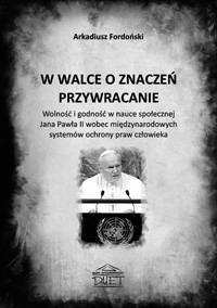 W walce o znaczeń przywracanie. - okładka książki