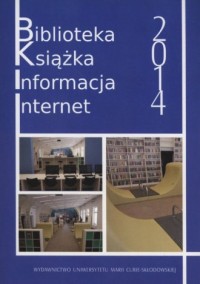 Biblioteka, książka, informacja, - okładka książki