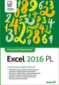 Excel 2016 PL. Ćwiczenia praktyczne - okładka książki