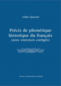 Précis de phonétique historique - okładka książki