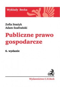 Publiczne prawo gospodarcze. Seria: - okładka książki