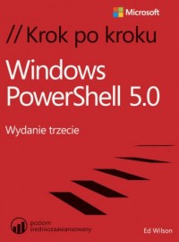 Windows PowerShell 5.0. Krok po - okładka książki