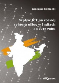 Wpływ ICT na rozwój sektora usług - okładka książki