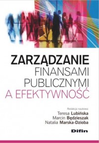Zarządzanie finansami publicznymi - okładka książki