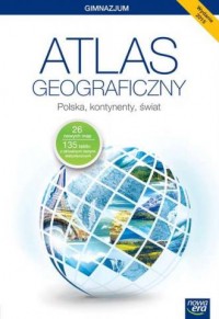 Atlas geograficzny. Polska kontynenty - okładka podręcznika