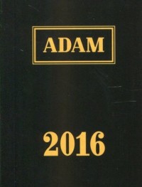 Kalendarz 2016. Adam - okładka książki