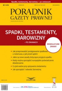 Poradnik Gazety Prawnej. Spadki - okładka książki