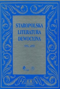 Staropolska literatura dewocyjna - okładka książki