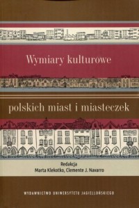 Wymiary kulturowe polskich miast - okładka książki
