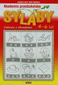 Akademia przedszkolaka. Sylaby - okładka książki