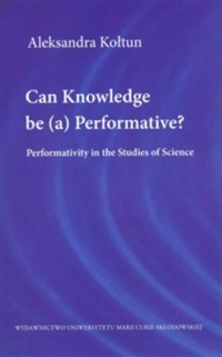Can Knowledge be (a) Performative? - okładka książki