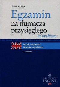 Egzamin na tłumacza przysięgłego - okładka podręcznika