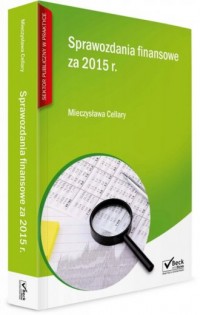 Sprawozdania finansowe za 2015 - okładka książki