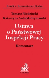 Ustawa o Państwowej Inspekcji Pracy. - okładka książki