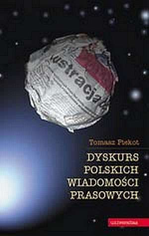 Dyskurs polskich wiadomości prasowych - okładka książki