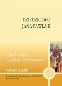 Dziedzictwo Jana Pawła II. Czytanki - okładka książki