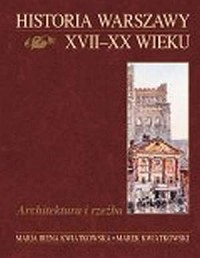 Historia Warszawy XVII-XX wieku. - okładka książki