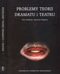 Problemy teorii dramatu i teatru. - okładka książki