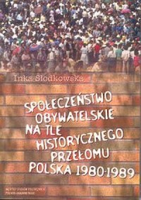 Społeczeństwo obywatelskie na tle - okładka książki