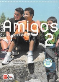 Aula Amigos 2. Podręcznik (+ CD) - okładka podręcznika