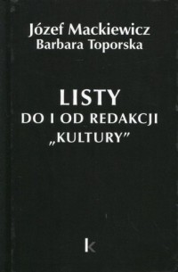Listy do i od redakcji Kultury. - okładka książki