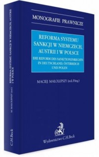 Reforma systemu sankcji w Niemczech, - okładka książki