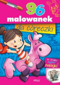 96 malowanek dla córeczki - okładka książki