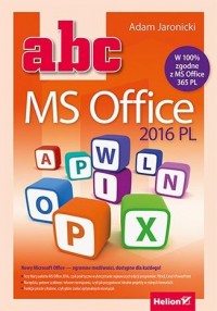 ABC MS Office 2016 PL - okładka książki