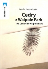 Cedry z Walpole Park - okładka książki