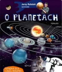 Jerzy Rafalski opowiada o planetach - okładka książki