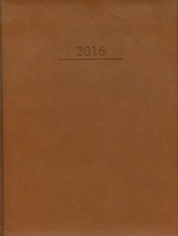 Kalendarz 2016. Agenda (brązowy, - okładka książki