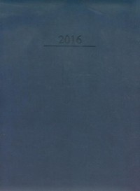 Kalendarz 2016. Agenda (granatowy, - okładka książki