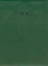 Kalendarz 2016. Agenda (zielony, - okładka książki