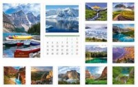 Kalendarz 2016. Góry świata (planszowy, - okładka książki