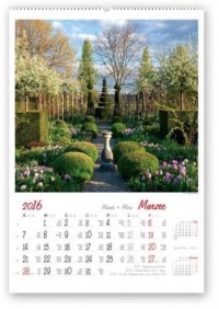 Kalendarz 2016. Rajskie ogrody - okładka książki