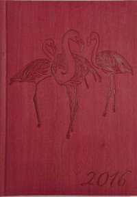 Kalendarz 2016. Różowy flaming - okładka książki