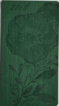 Kalendarz 2016. Zielony kwiat (kieszonkowy) - okładka książki