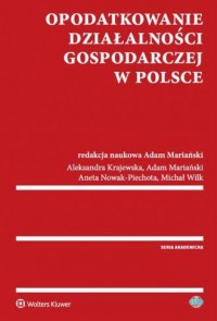 Opodatkowanie działalności gospodarczej - okładka książki