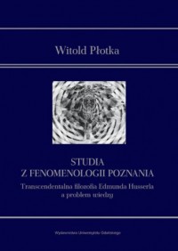 Studia z fenomenologii poznania. - okładka książki