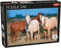 Trzy konie (puzzle 500-elem.) - zdjęcie zabawki, gry